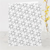 Farbe mir Sterne und Pfeile Grußkarte Karte (Gelbe Blume)