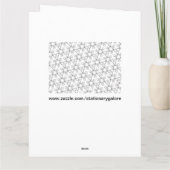 Farbe mir Sterne und Pfeile Grußkarte Karte (Rückseite)