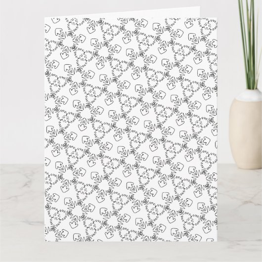 Farbe mir Sterne und Pfeile Grußkarte Karte (Vorderseite)