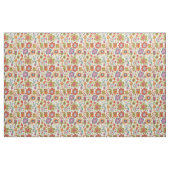 Farbe mit Blumen und Eule Stoff (Fat Quarter (45,7 x 55,9 cm))