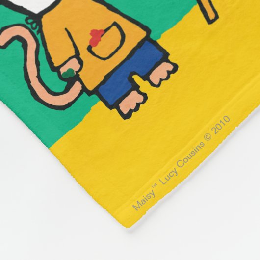 Farbe mit Maisy! Fleecedecke (Ecke)