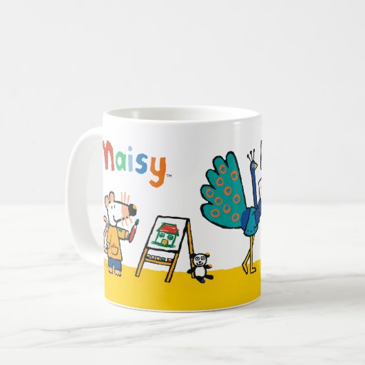 Farbe mit Maisy! Kaffeetasse (Vorderseite Links)