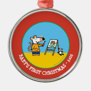 Farbe mit Maisy! Ornament Aus Metall