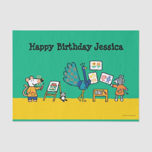 Farbe mit Maisy! Seidenpapier (Vorderseite)