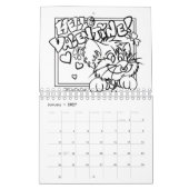 Färbe mit Meow Kalender (Jan 2027)