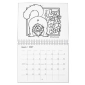 Färbe mit Meow Kalender (Mär 2027)