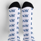 Farbe: Monogramm-Mustersäcken mit 3 Buchstaben Socken (Oben)