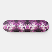 Farbe morado con blanco skateboard (Horizontal)