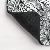 Farbe | Muster der tropischen Flucht Mousepad (Ecke)