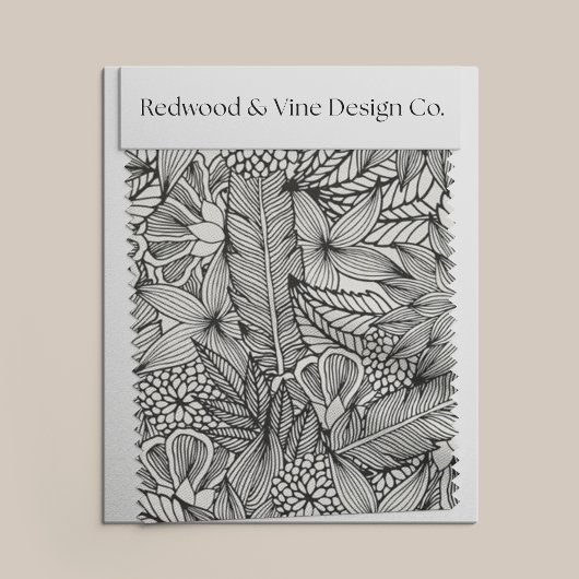 Farbe | Muster der tropischen Flucht Stoff