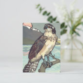Farbe nach Anzahl Hawk Postkarte (Stehend Vorderseite)