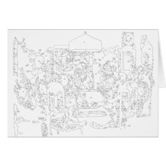 Farbe nach Anzahl: Hunde, die Poker-Karte spielen