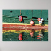 Farbe nach Zahlen in Wasserfarben. Poster (Vorne)