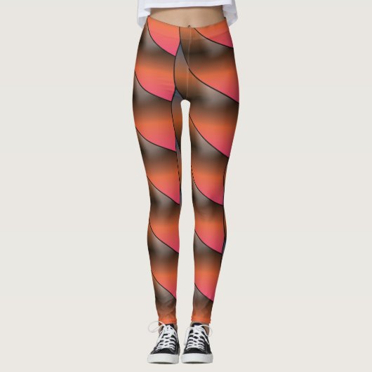 Farbe, niedlich, farbenfroh, farbenfroh, modern leggings (Vorderseite)