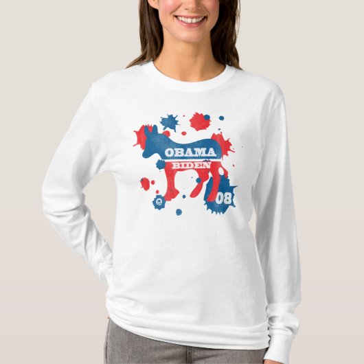 Farbe Obama Biden T-Shirt (Vorderseite)