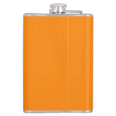 Farbe Orange Flachmann (Rückseite)