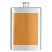 Farbe Orange Flachmann (Vorderseite)