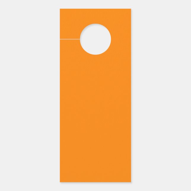 Farbe Orange Türanhänger (Vorderseite)