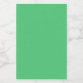 Farbe Paris grün Lebensmitteletikett (Einzelnes Label)