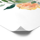 Farbe Persische Katze Kunst drucken Poster (Ecke)