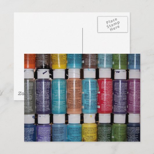 Farbe! Postkarte (Vorne/Hinten)