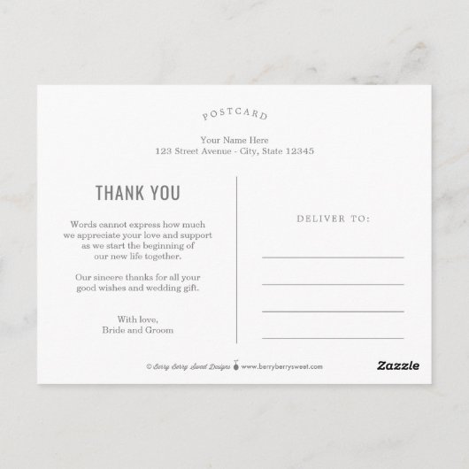 FARBE "Raffiniert" (Typ EDITABLE) - dank Postkarte (Rückseite)