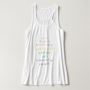 Farbe: Regenbogen Text LGBTQ Gay Pride 2021 Tank Top