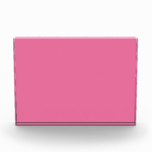Farbe Rosa Fotoblock (Vorderseite)