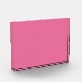 Farbe Rosa Fotoblock (Links)