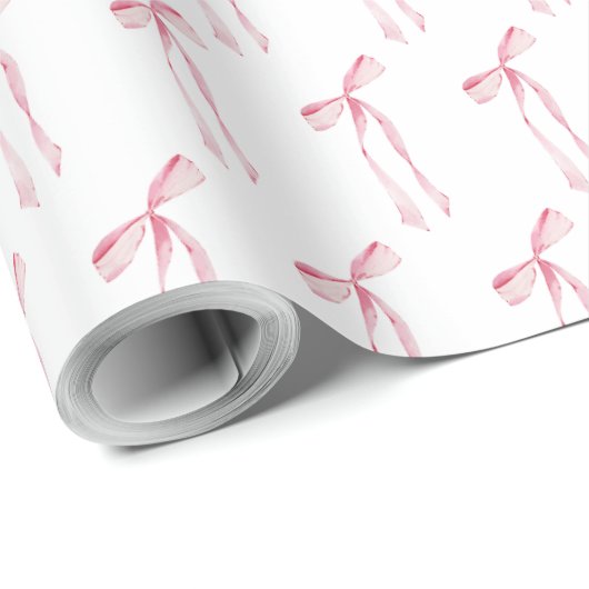 Farbe Rosa Rosa Geschenkpapier (Rolleneckpunkt)