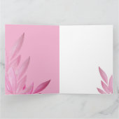 Farbe Rosa und Punk Dankeskarte (Innenseite)