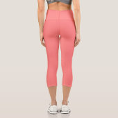 Farbe rot capri leggings (Rückseite)