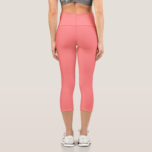 Farbe rot capri leggings (Rückseite)