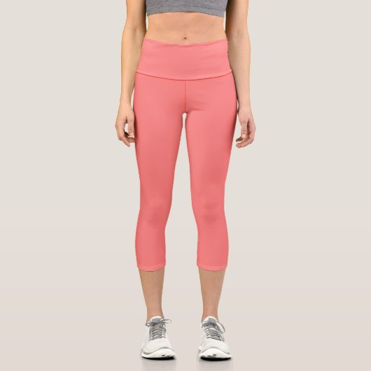 Farbe rot capri leggings (Vorderseite)