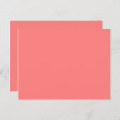 Farbe rot postkarte (Vorne/Hinten)