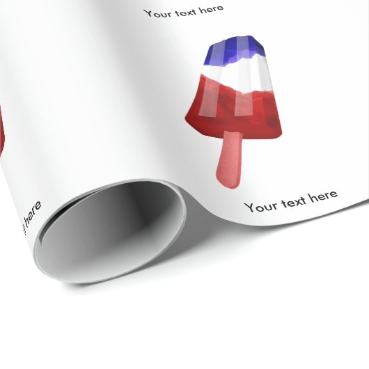 Farbe Rot und Blau Geschenkpapier (Rolleneckpunkt)