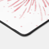 Farbe Rot Weiß und Blau Schreibtischunterlage (Ecke)