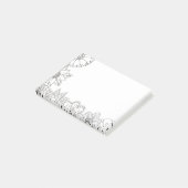 Farbe selbst Erwachsenenmuster Post-it Klebezettel (angewinkelt)