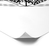 Farbe Sie selbst Mandala Poster Art Peacocks Birds (Ecke)