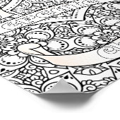 Farbe Sie selbst Poster mit positiven Affirmations (Ecke)