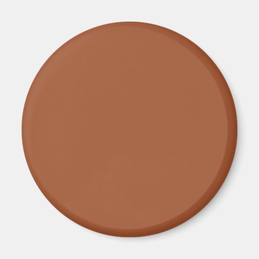Farbe Sienna Brown A0522D - Option Name hinzufügen Magnet (Vorne)
