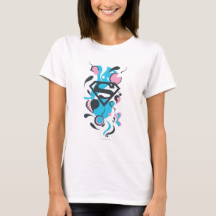 Farbe Splash Blau T-Shirt