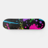 Farbe-Spritzer-rosa-lila Skateboard (Horizontal)