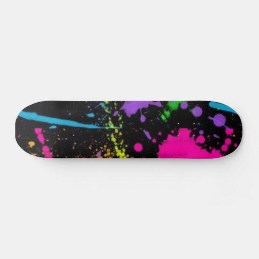 Farbe-Spritzer-rosa-lila Skateboard (Horizontal)