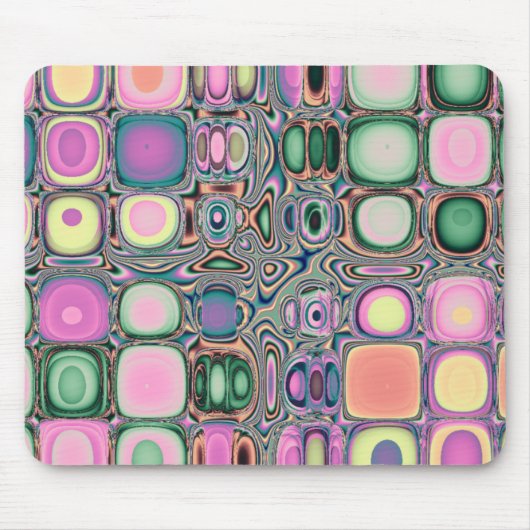 Farbe studiert… Silverset rosa Achat Mousepad (Vorne)