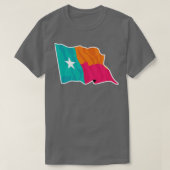 Farbe Texas Lone Flag T-Shirt (Design vorne)