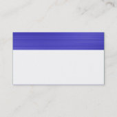 Farbe Texturtitel - gebürstetes Blau Visitenkarte (Rückseite)
