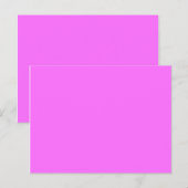 Farbe ultra pink postkarte (Vorne/Hinten)