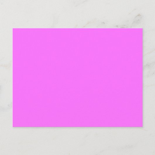 Farbe ultra pink postkarte (Vorderseite)