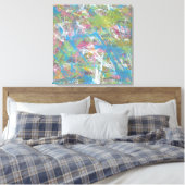 Farbe und Bewegung Abstrakte Kunstdrucke Leinwanddruck (Insitu (Schlafzimmer))